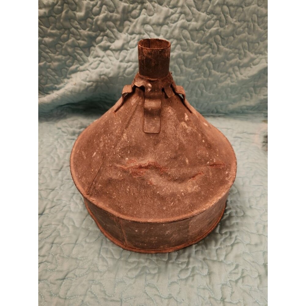 Vintage Galvanized Steel Funnel